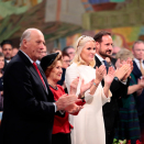 10. desember: Kongeparet og Kronprinsparet er til stede under tildelingen av Nobel fredspris 2019. Foto: Håkon Mosvold Larsen, NTB scanpix
